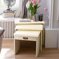 Beistelltische 3-Satz-Tisch-Set Padua Pinie Nordica massiv