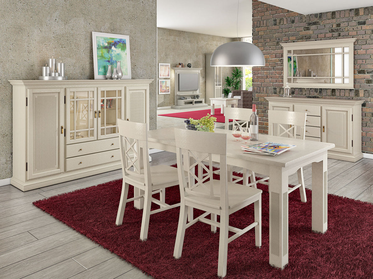 Esszimmer Sitzgruppe Duett Esstisch 140/160/180 cm Pinie massiv