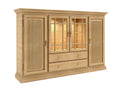 Hochanrichte Highboard Duett B 210 H 136 cm 2 Schubladen 4 Türen Pinie massiv Pinie karamell