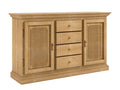 Sideboard Anrichte 2 Türen 4 Schubladen Duett B 162 H 87 cm Pinie massiv Pinie karamell