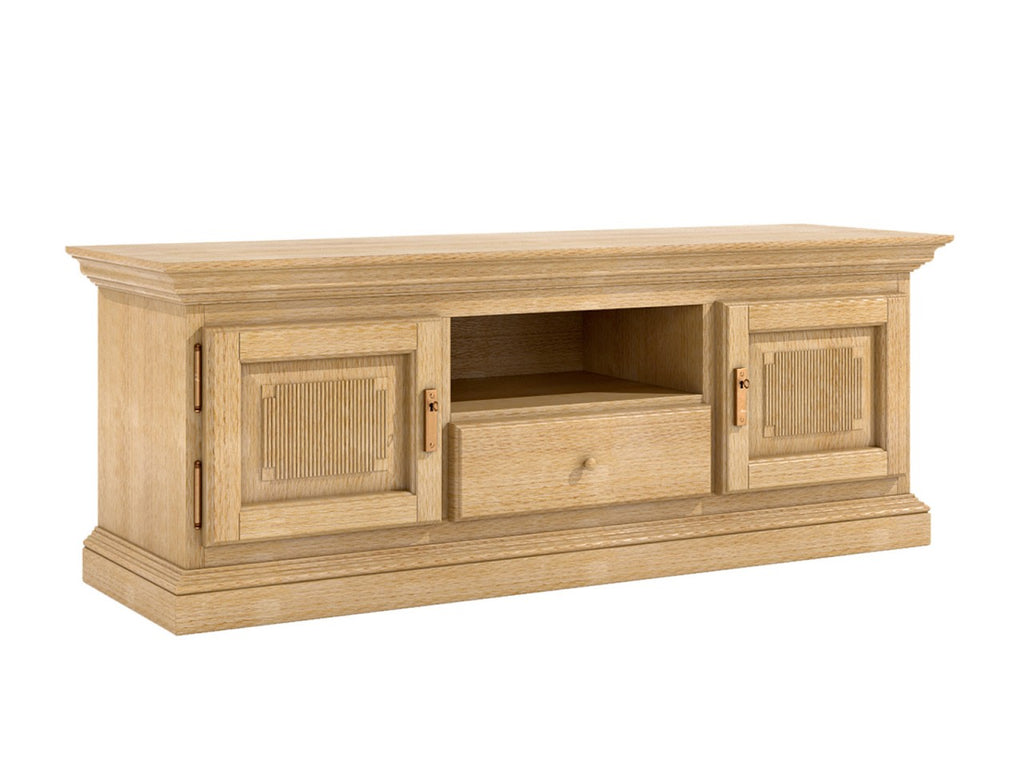 Wohnzimmer Schränke Set Wohnwand Duett 2 Vitrinen TV Lowboard 2 Wandbords Duett Pinie massiv Pinie karamell