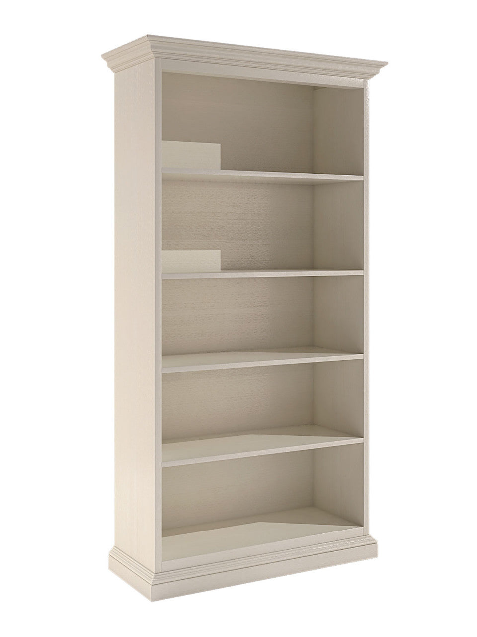 Bücherregal Regal-Schrank Duett B 112 H 212 cm mit 4 Regalfächern Pinie massiv Pinie lipizano