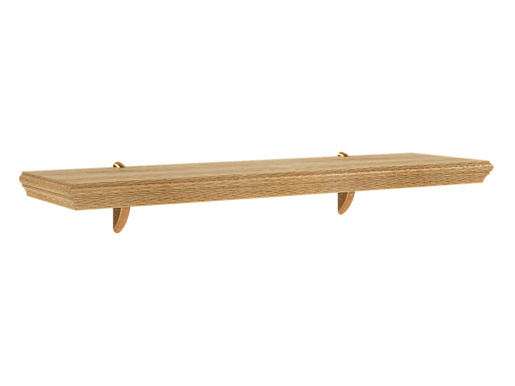 Wandbord mit Profilkante Duett B 100/140 cm incl. Steckbeschläge Pinie massiv Pinie karamell