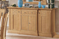 Sideboard Kommode Anrichte 3-türig Vienna B 161 H 88 cm, Pinie massiv