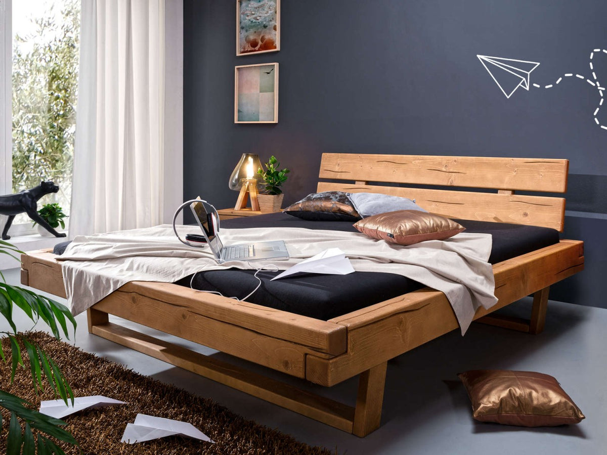 Balkenbett Casaletti Massivholz 140/180x200cm