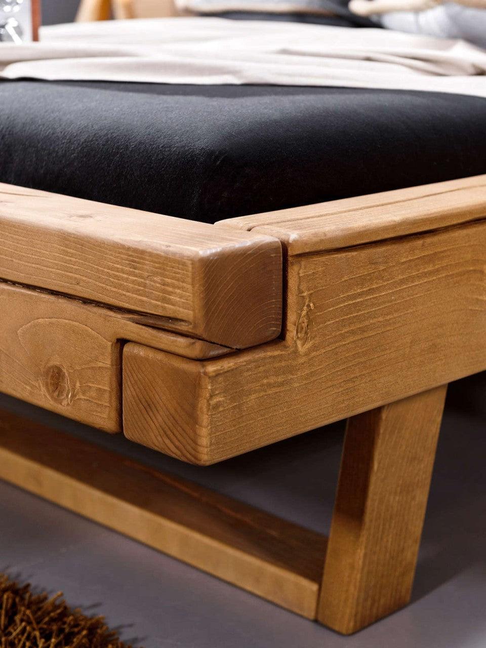 Balkenbett Casaletti Massivholz 140/180x200cm