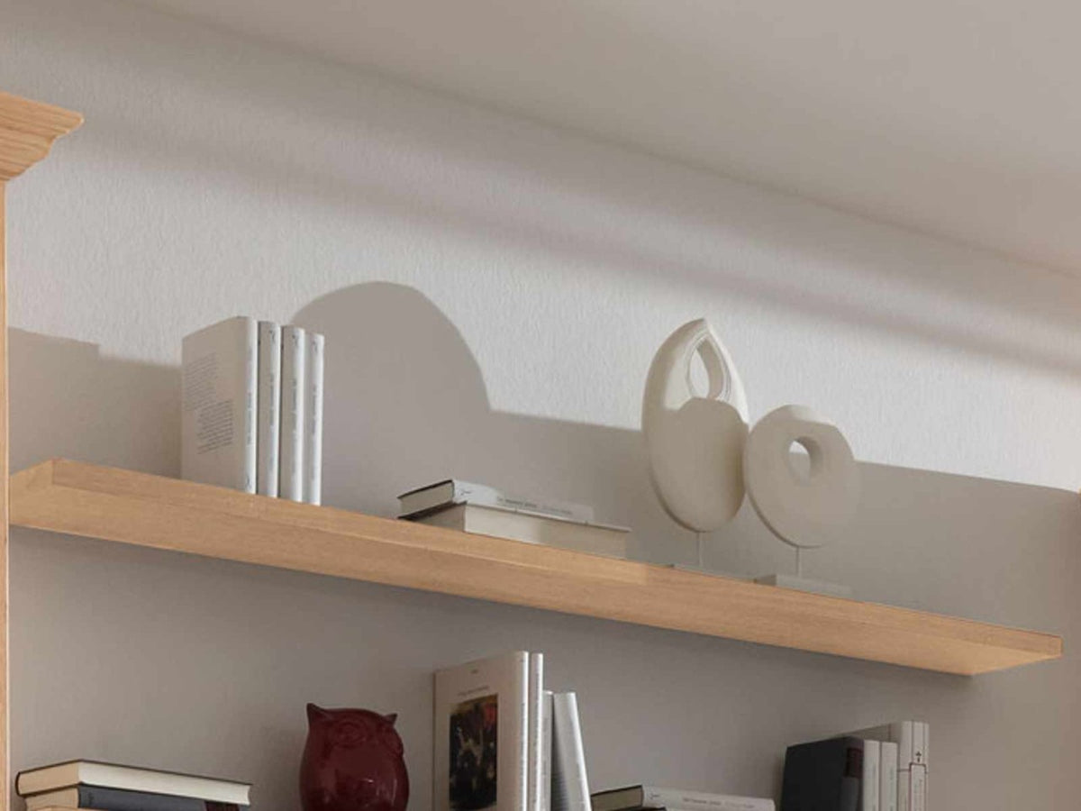 Wandregal Wandbord Bücher Regal Bücherbord Casapino 141/170 cm breit Pinie massiv 141 cm breit