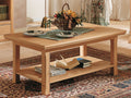 Couchtisch Wohnzimmertisch Vienna 120 x 70 cm, Pinie massiv