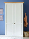Kleiderschrank Dreams 2/3/4/5/6-türig, Höhe 228 cm, mit Holztüren, Absetzung Wildeiche Breite 113 cm