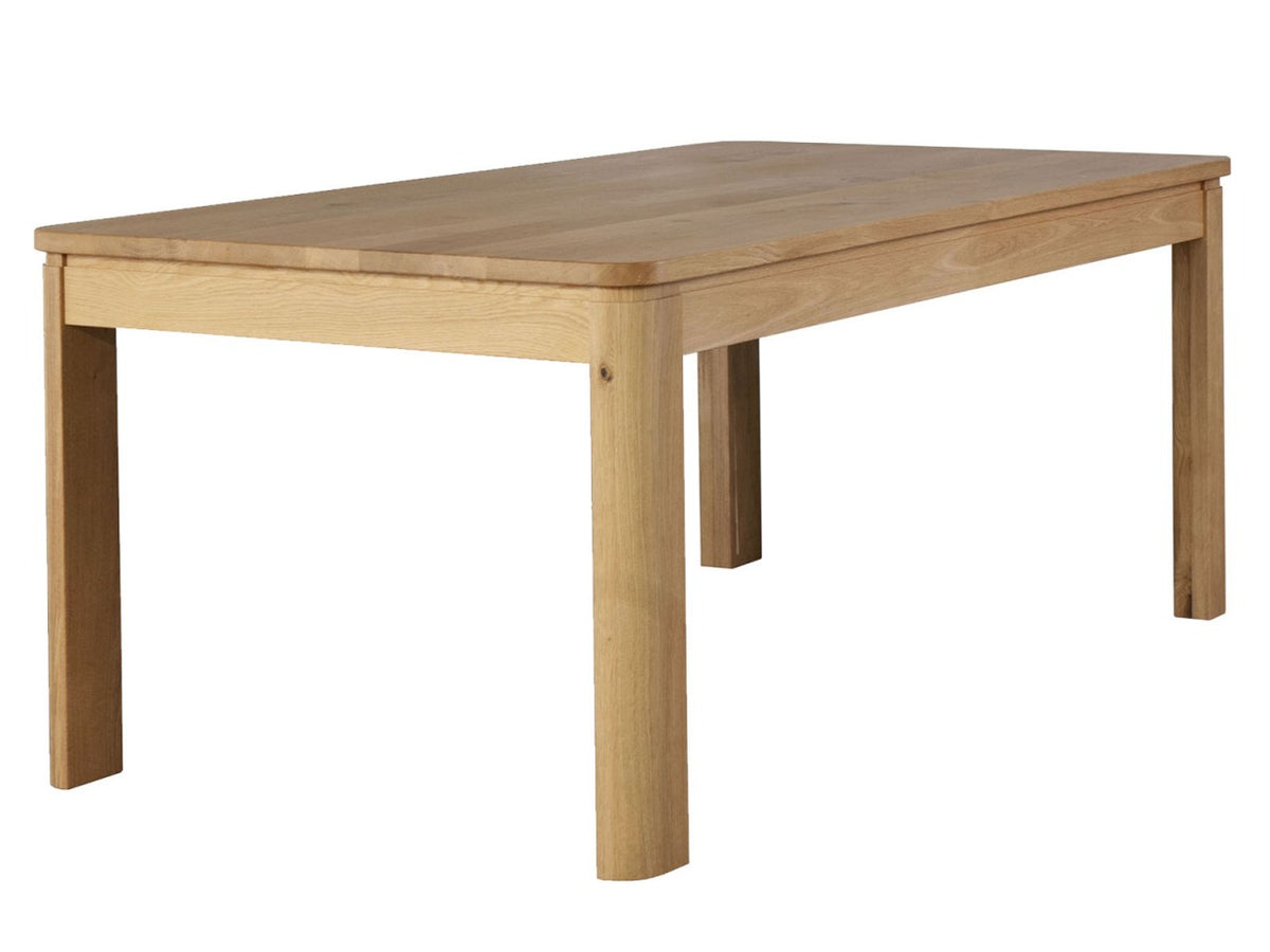 Esstisch Massivholz 180/200/220 x 100 cm Küchen-Tisch Bergeiche Wildeiche massiv 200 x 100 cm