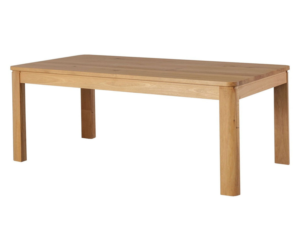 Esstisch Massivholz 180/200/220 x 100 cm Küchen-Tisch Bergeiche Wildeiche massiv 220 x 100 cm