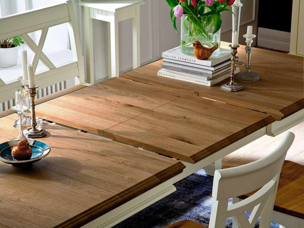 Essgruppe Padua Truhenbank Esstisch Armlehner Esszimmer-Stühle massiv