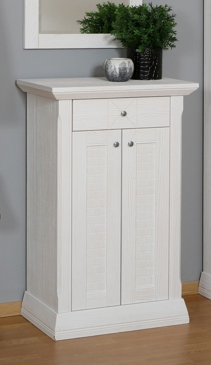 Kommode Sideboard Anrichte Vienna Pinie massiv Pinie weiß gebürstet