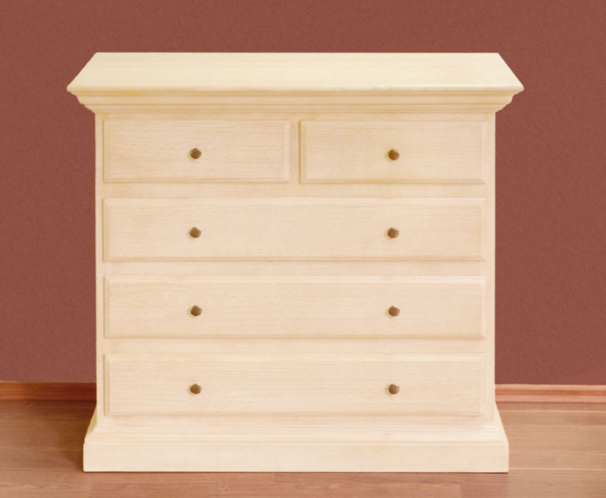 Schubladenkommode Duett B 101 H 88 cm Pinienholz massiv Pinie lipizano