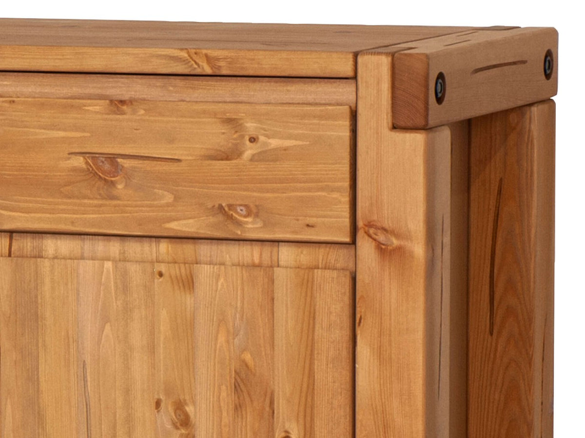 Kommode Sideboard 122 x 88 x 44 cm Anrichte Casaletta Pinie Nordica massiv natur