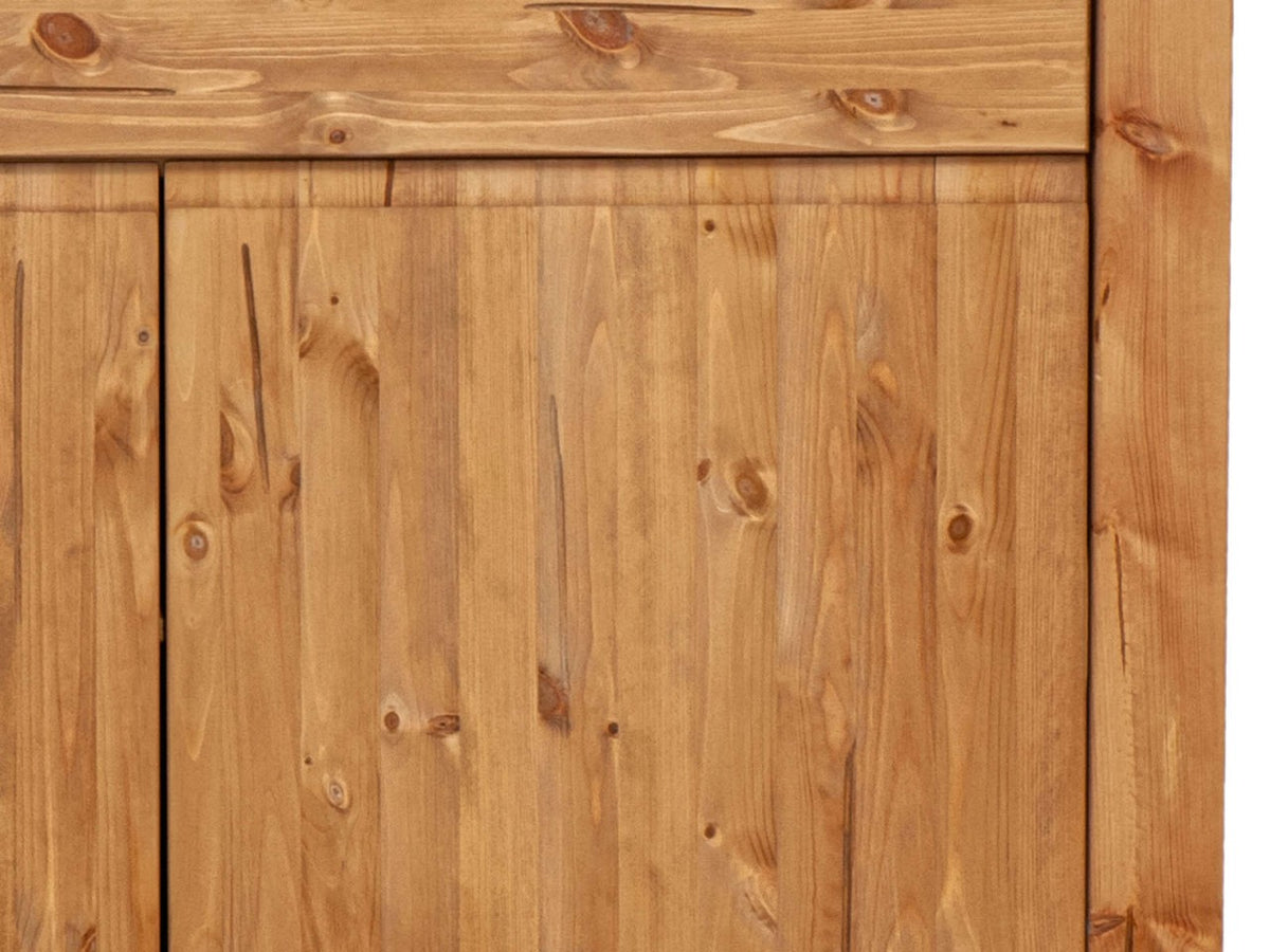 Sideboard 175 x 88 x 44 cm Anrichte Kommode Casaletta Pinie Nordica massiv natur