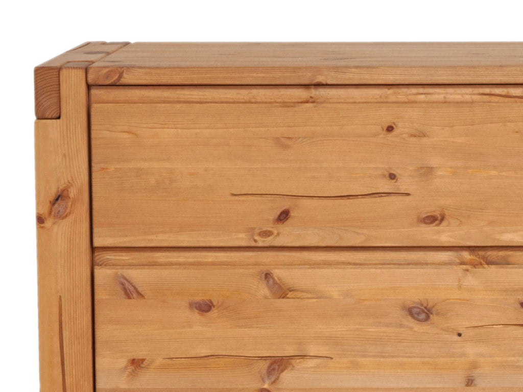 Kommode Sideboard 138 x 88 x 44 cm Schubladen Anrichte Casaletta Pinie Nordica massiv natur