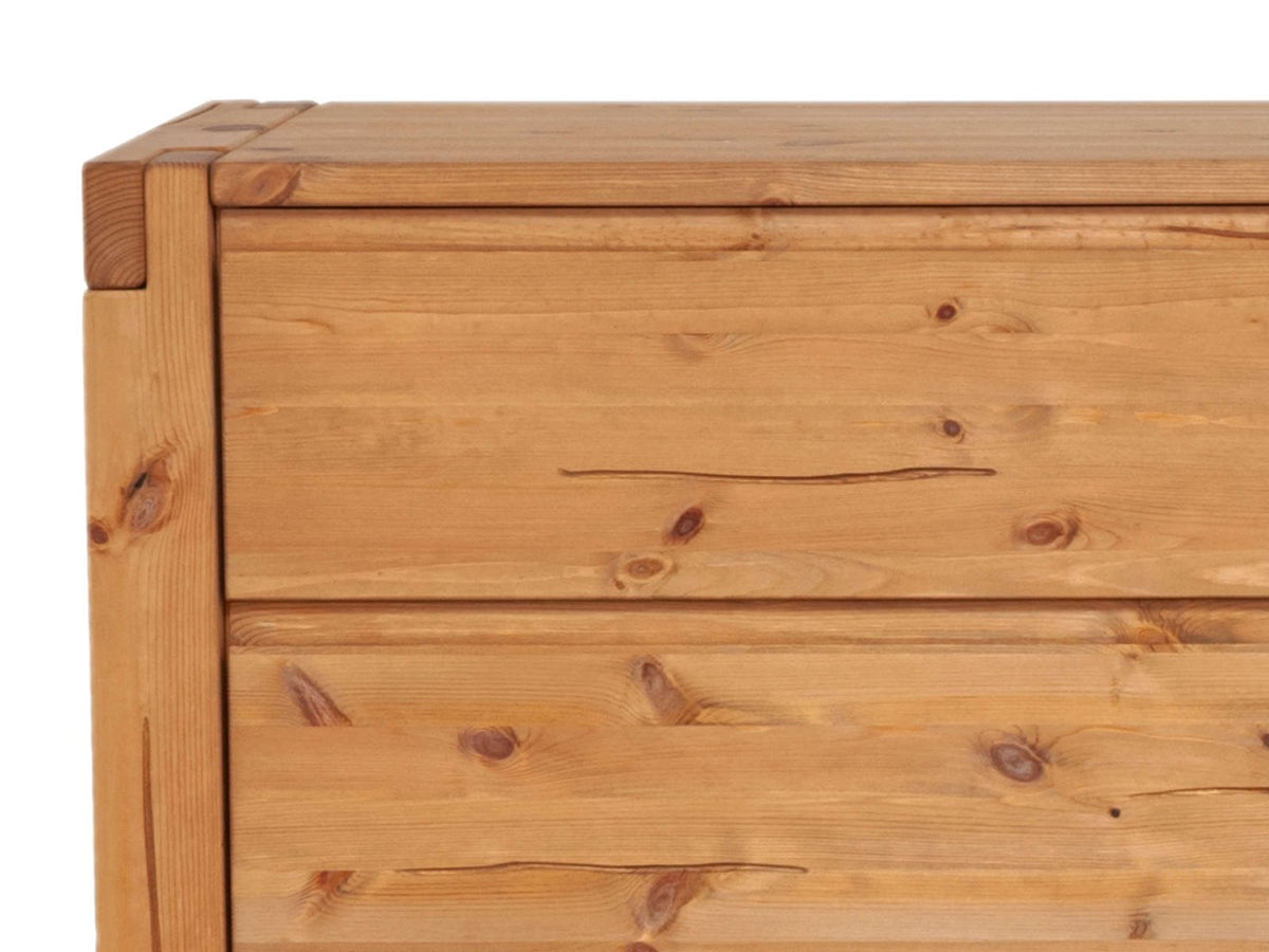Kommode Sideboard 138 x 88 x 44 cm Schubladen Anrichte Casaletta Pinie Nordica massiv natur