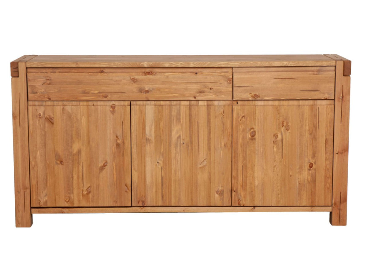 Sideboard 175 x 88 x 44 cm Anrichte Kommode Casaletta Pinie Nordica massiv natur