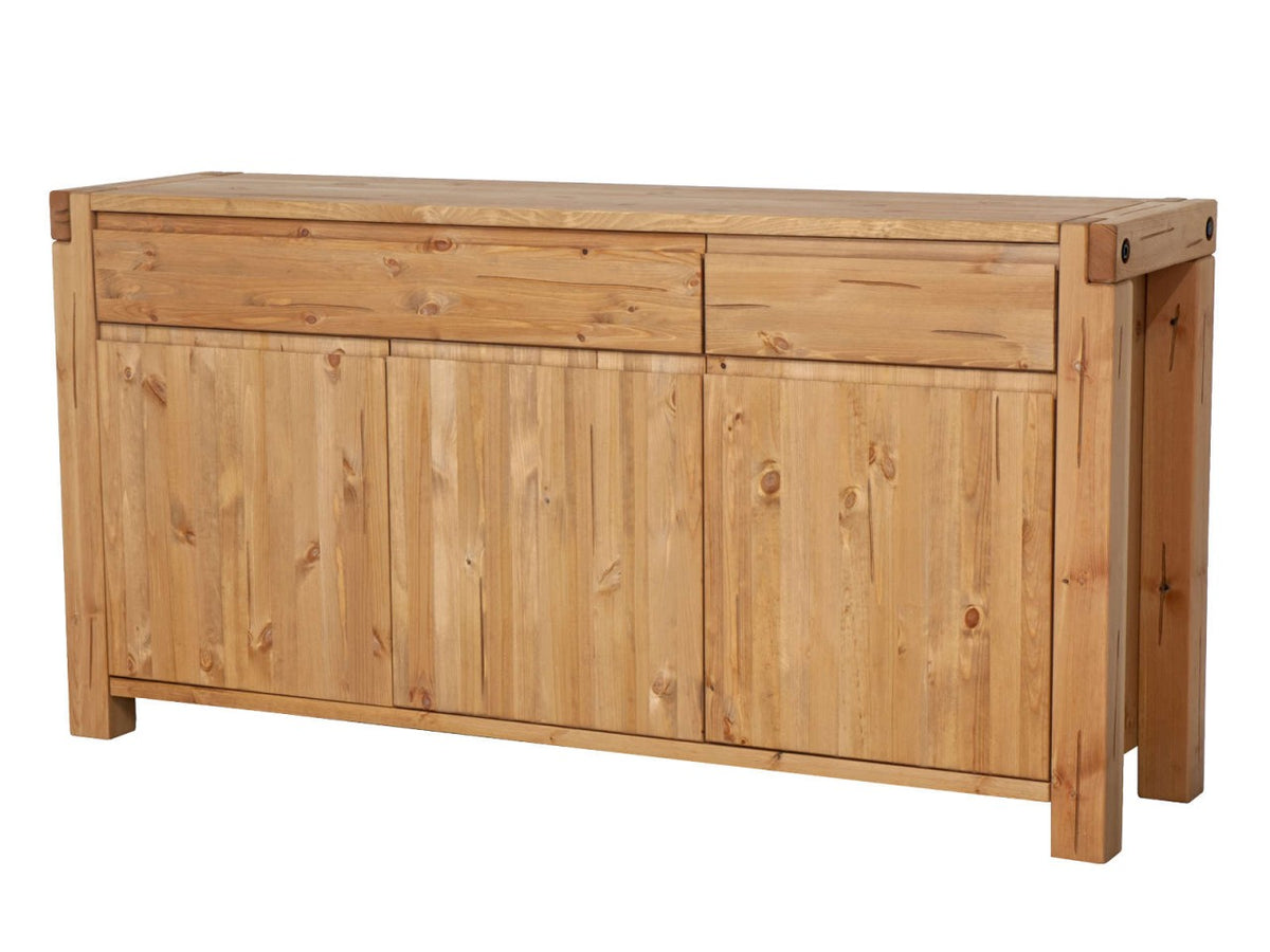 Sideboard 175 x 88 x 44 cm Anrichte Kommode Casaletta Pinie Nordica massiv natur