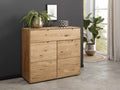 Sideboard Kommode 100x91x40cm Anrichte Fano Massivholz Wildeiche natur