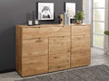Sideboard Kommode 149x91x40cm Anrichte Fano Massivholz Wildeiche natur
