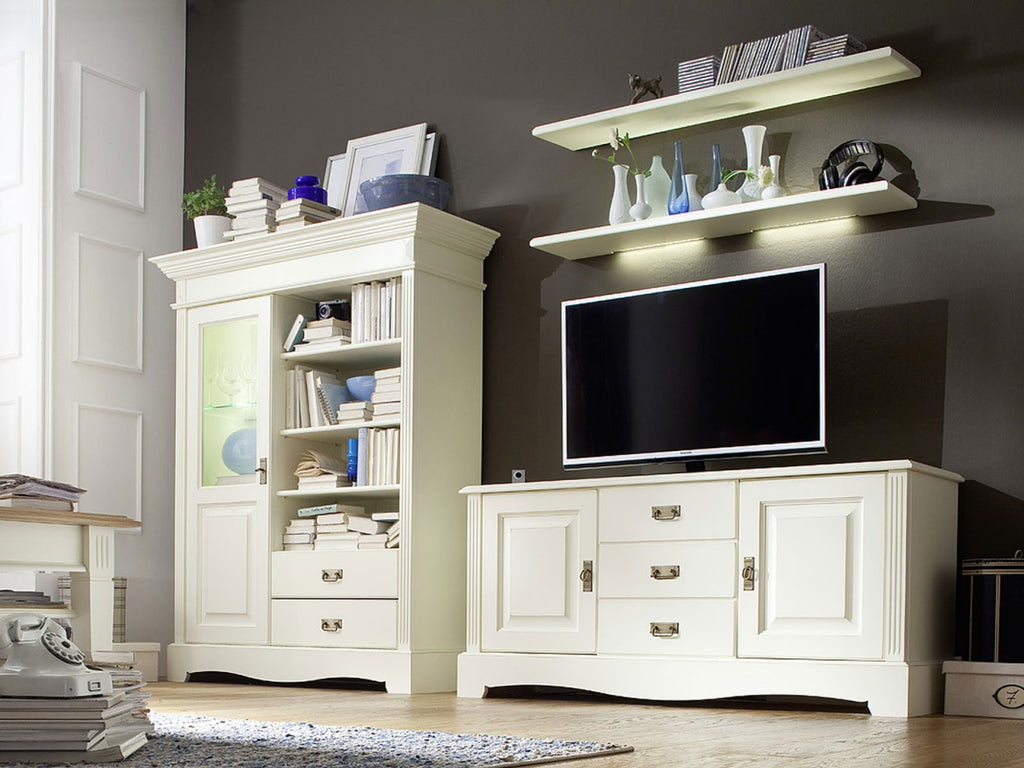 TV-Lowboard Padua – Massivholz Pinie Nordica, 153×68,5×43 cm