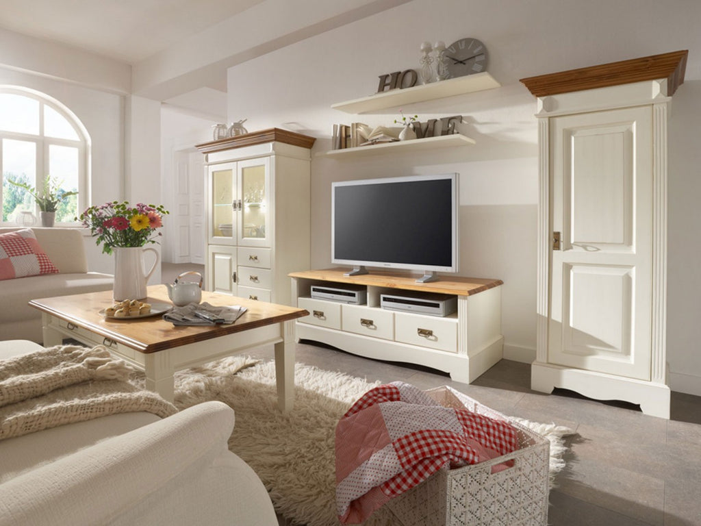 Couchtisch Beistelltisch Lampentisch Padua 75cm Pinie Nordica massiv