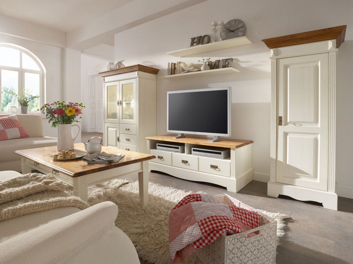 Couchtisch Beistelltisch Lampentisch Padua 75cm Pinie Nordica massiv