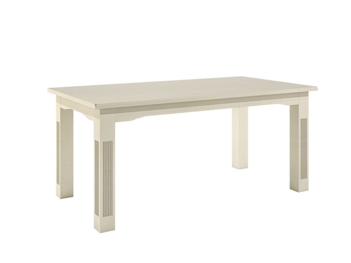 Esstisch Duett mit fester Platte oder Vorkopfauszügen – Pinie Massivholz Pinie lipizano