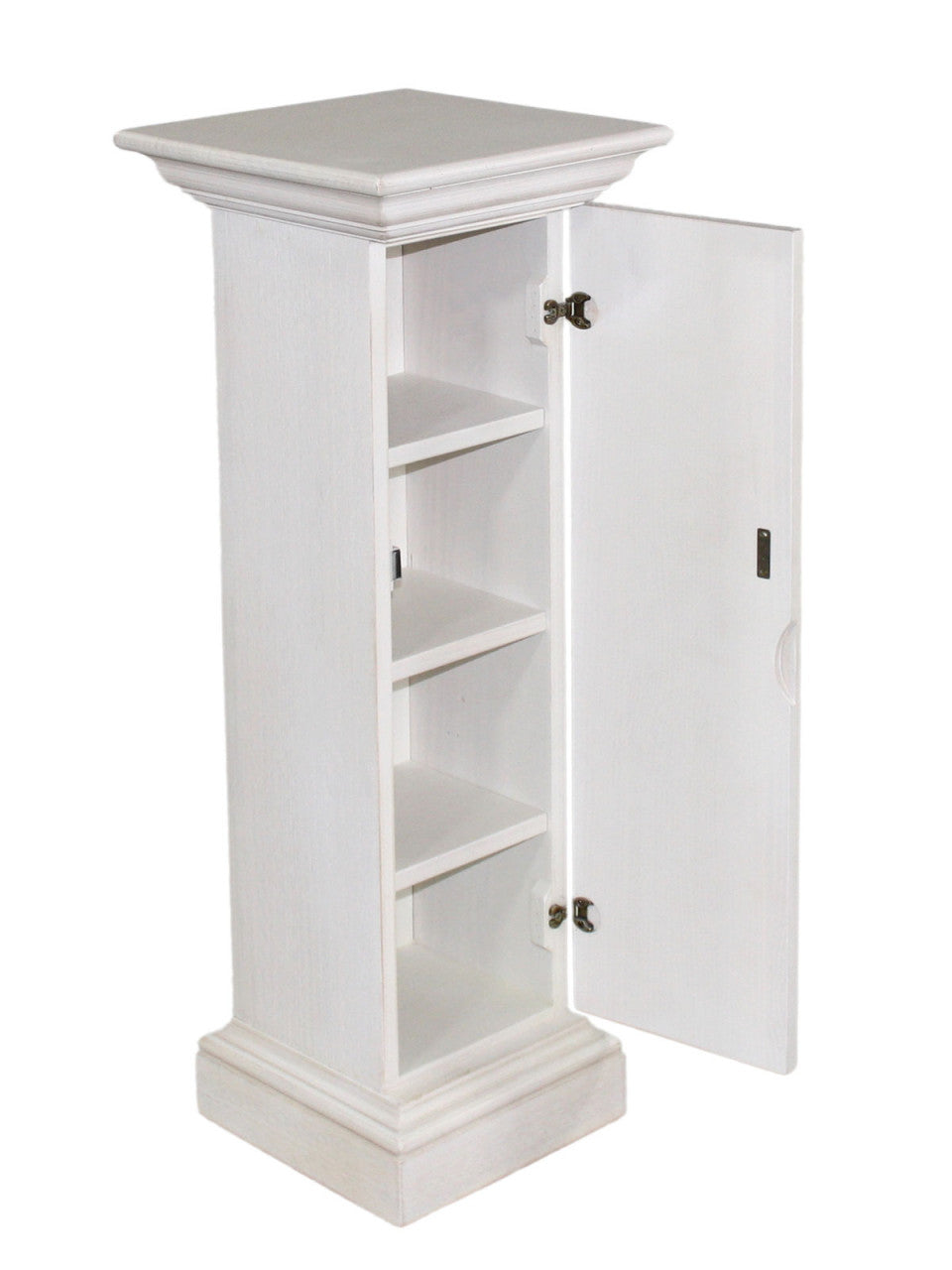 Säulenschrank Blumensäule Grande Höhe 89 cm, Pinie massiv Pinie lipizano