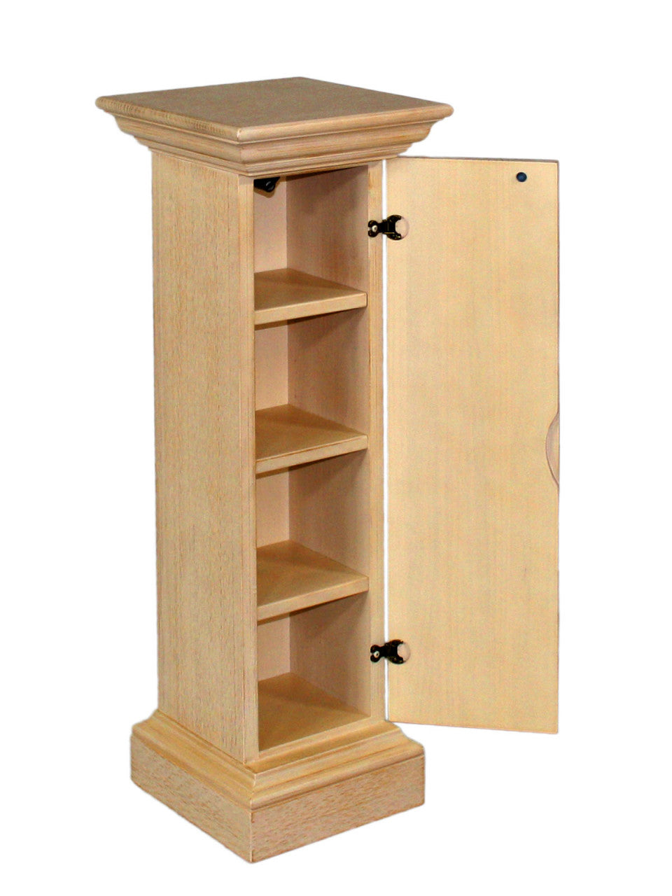 Säulenschrank Blumensäule Grande Höhe 89 cm, Pinie massiv Pinie karamell
