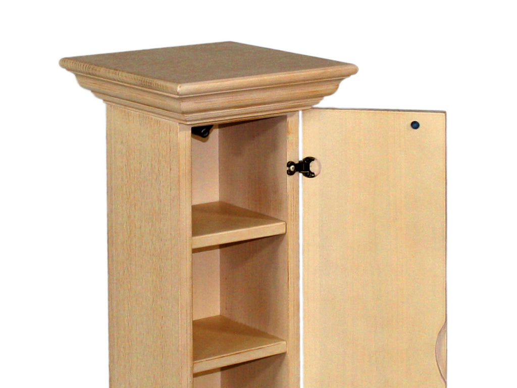 Säulenschrank Blumensäule Grande Höhe 89 cm, Pinie massiv Pinie karamell