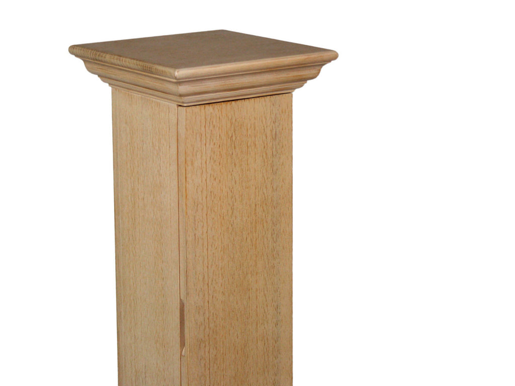 Säulenschrank Blumensäule Grande Höhe 89 cm, Pinie massiv Pinie karamell