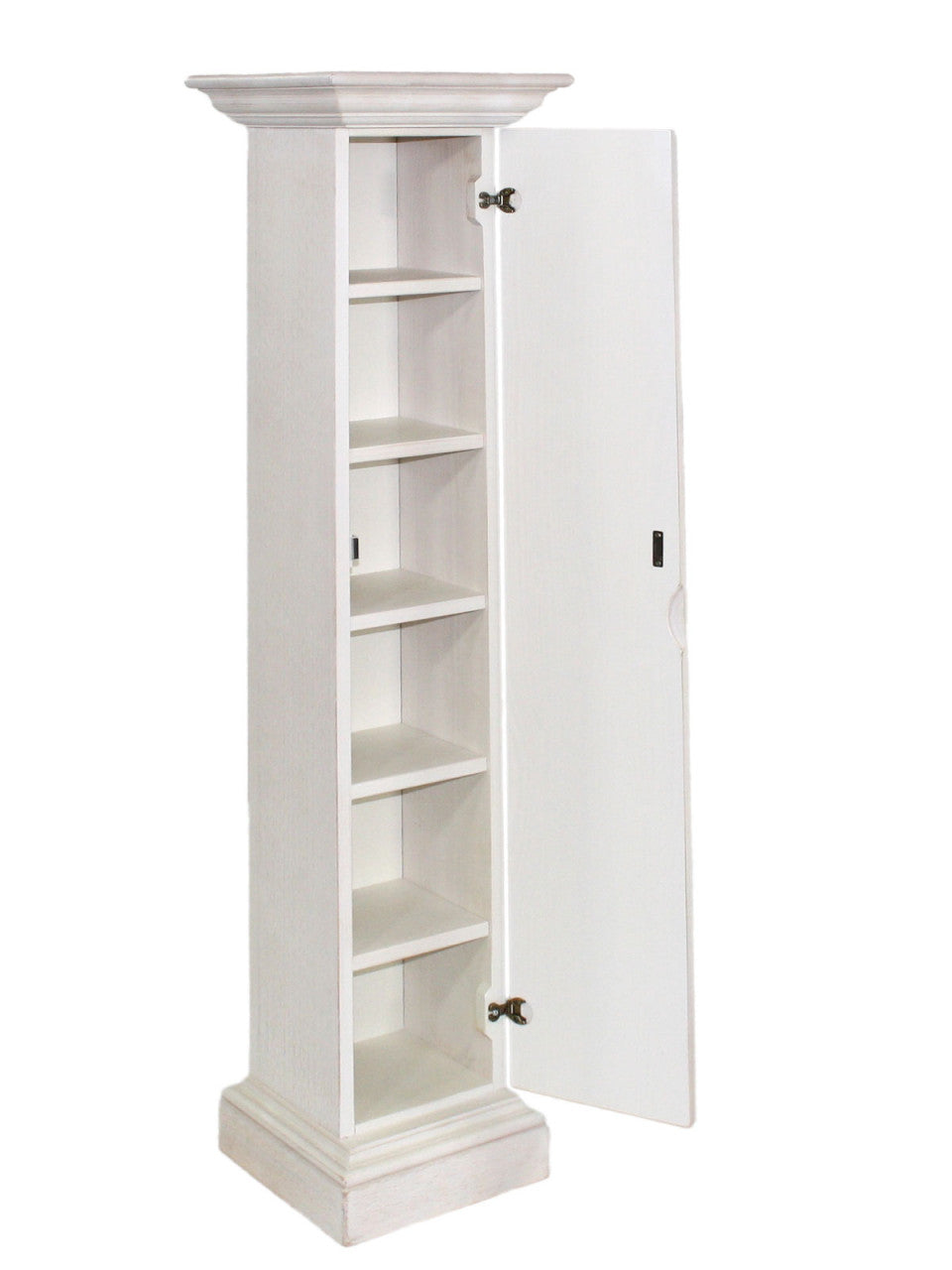 Säulenschrank Blumensäule Duett Höhe 132 cm 1 Tür Pinie massiv Pinie lipizano