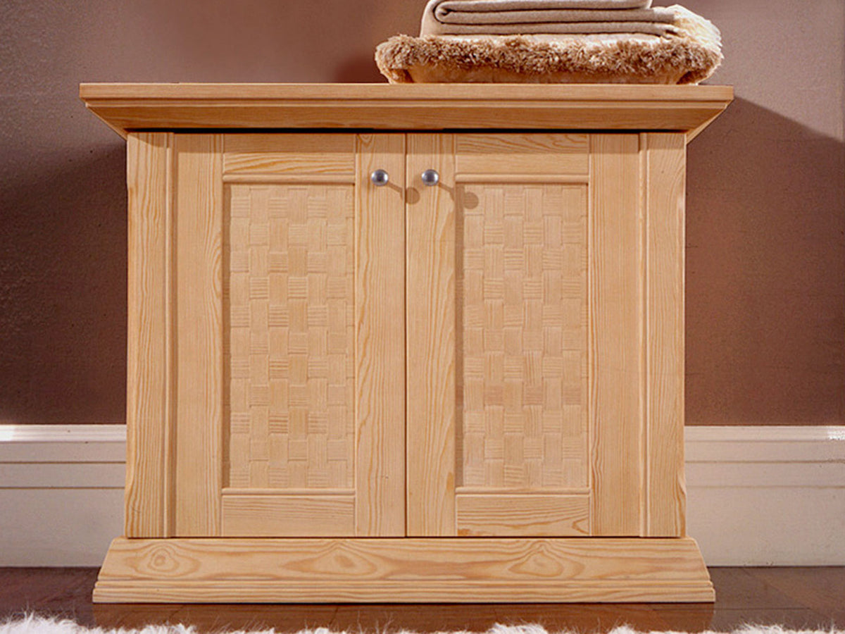 Sideboard Anrichte Vienna B 84 x H 66 cm Pinie massiv Pinie natur gebürstet