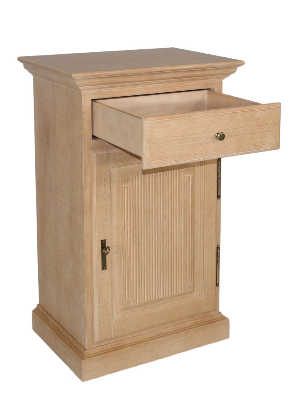 Anrichte Sideboard Telefon Schrank Duett 1 Tür 1 Schublade Pinie massiv Pinie karamell
