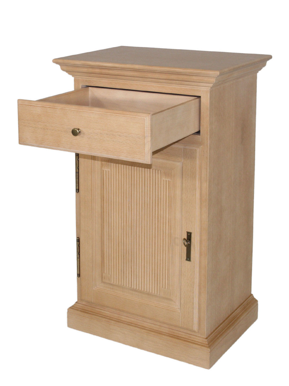 Anrichte Sideboard Telefon Schrank Duett 1 Tür 1 Schublade Pinie massiv Pinie karamell