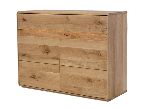 Anrichte Massivholz Sideboard Kommode B 123 H 87,5 cm Bergeiche Wildeiche massiv