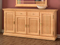 Sideboard Anrichte Duett 4 Türen 2 Schubladen 212 x 104 cm Pinie massiv Pinie karamell