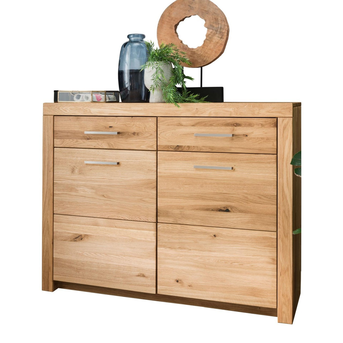 Anrichte Sideboard Massivholz B118 H92 cm Faro Wildeiche massiv