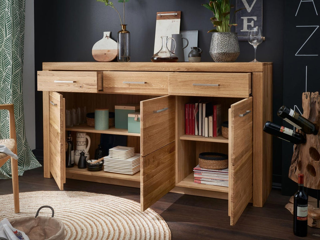 Sideboard Anrichte Massivholz B170 H92 cm Faro Wildeiche massiv
