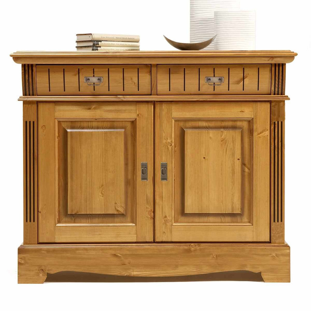 Sideboard Anrichte Kommode Florenz 2 Schubladen 2 Türen Pinie Nordica massiv