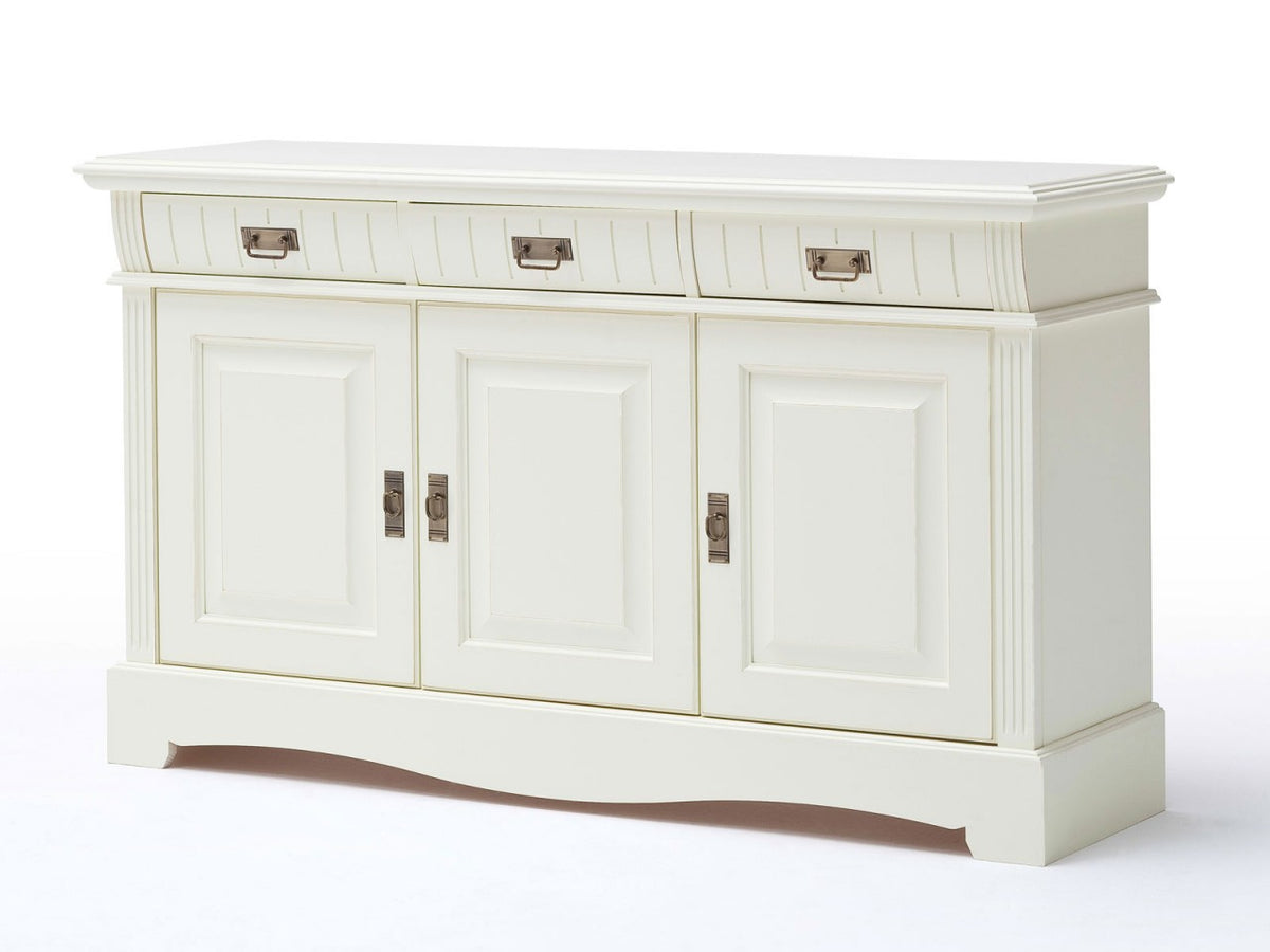 Sideboard Kommode Anrichte Padua 3 Schubladen 3 Türen 157x83x45cm panna