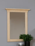 Wandspiegel Vienna 71 cm – Massivholz Pinie, stilvolles Design Pinie natur gebürstet
