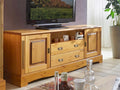 TV Lowboard Fernsehschrank Florenz 2 Türen 2 Schubladen 1 Fach Pinie Nordica massiv sierra