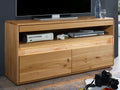TV Lowboard Bergeiche Wildeiche Massivholz 2-türig