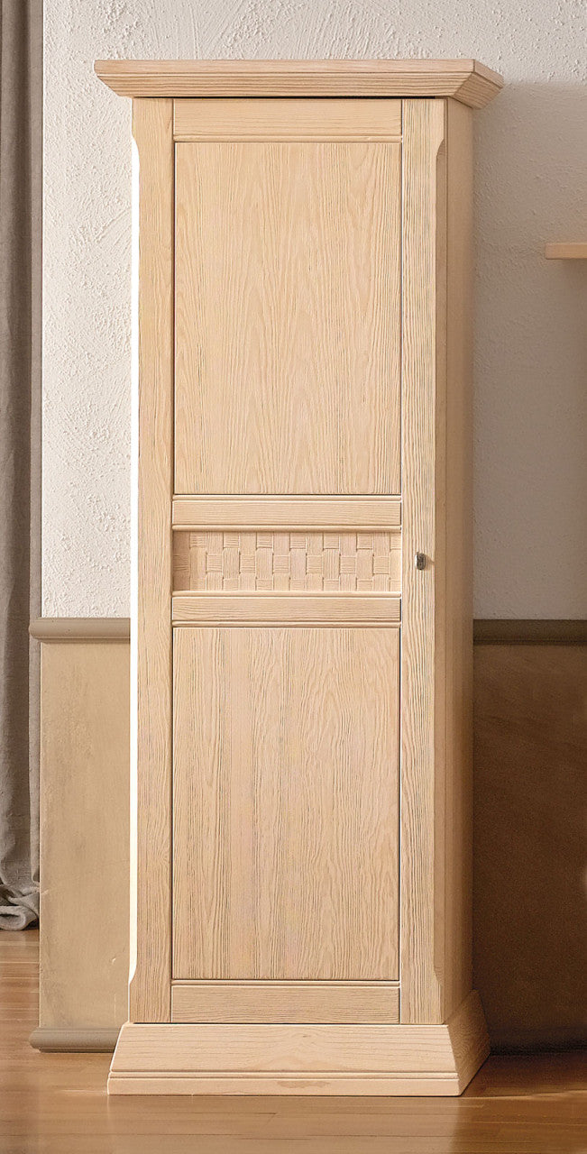 Wohnzimmer Schrank Set Wohnwand Vienna 4-teilig B 320 x H 156 cm Pinie massiv Pinie natur gebürstet