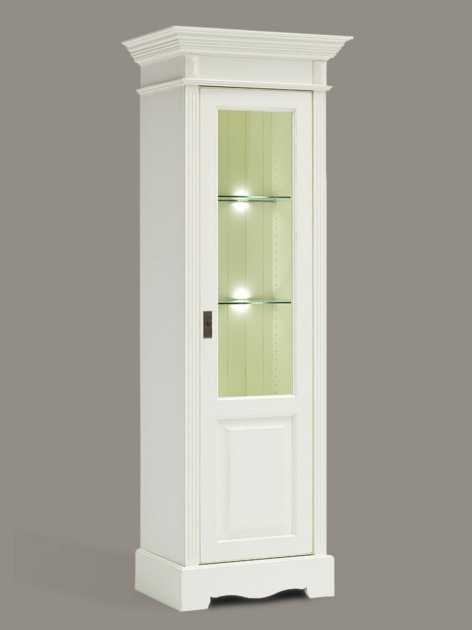 Wohnwand Set Padua 5-teilig B354xH204xT56cm massiv panna