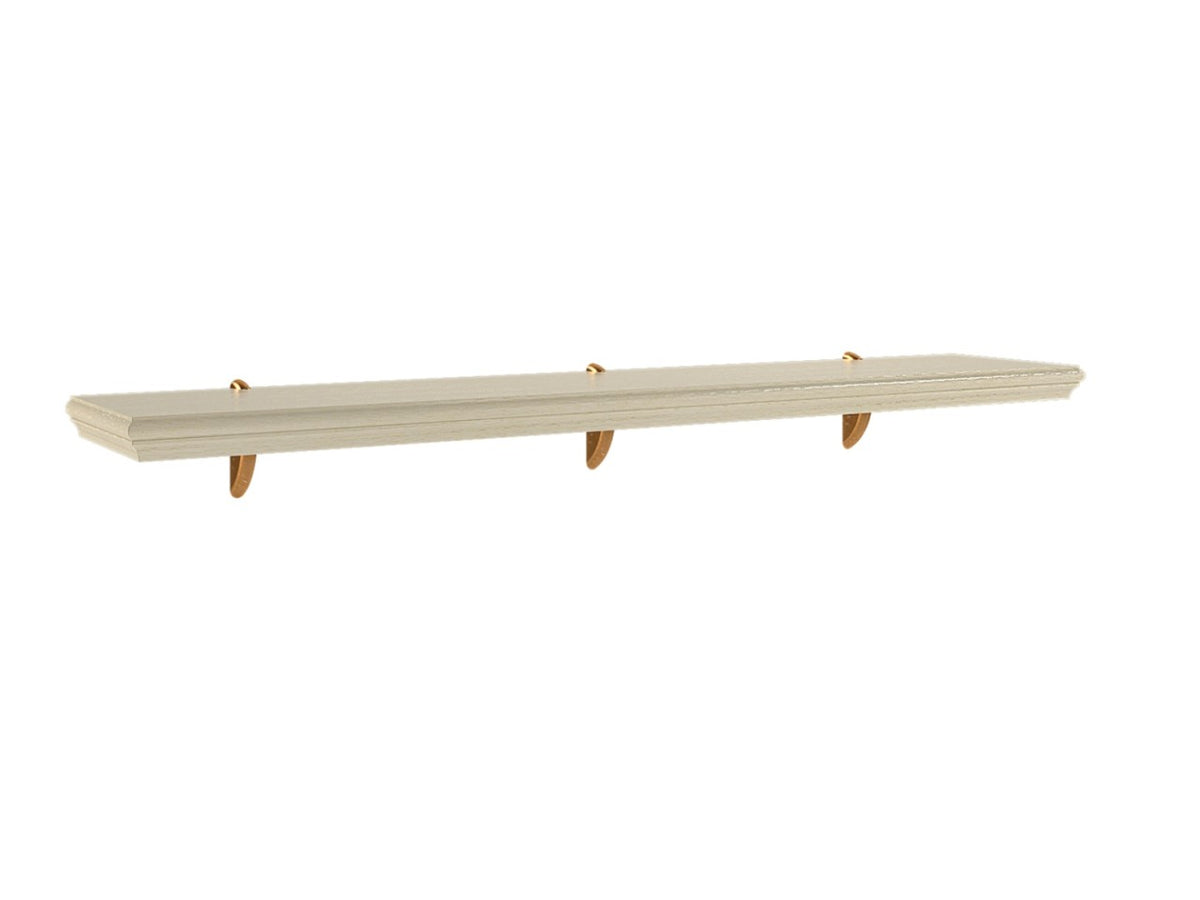 Wandbord mit Profilkante Duett B 100/140 cm incl. Steckbeschläge Pinie massiv Pinie lipizano